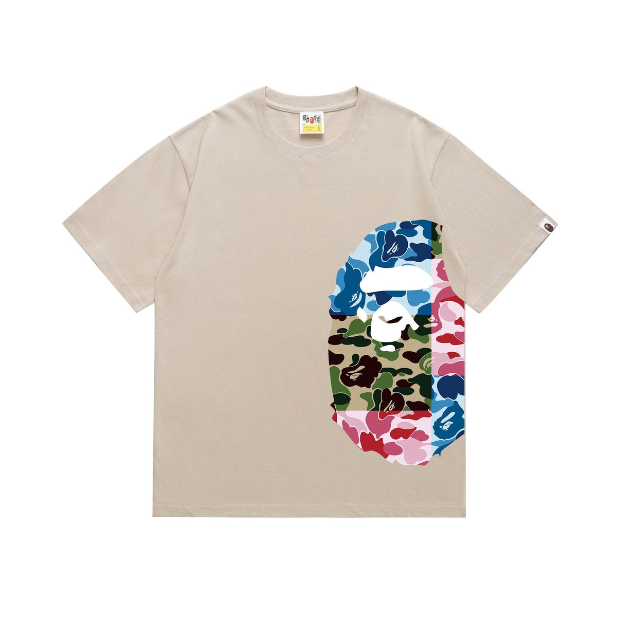 BAPE Multicolor Ape-Head Graphic T-Shirt ¡ª front