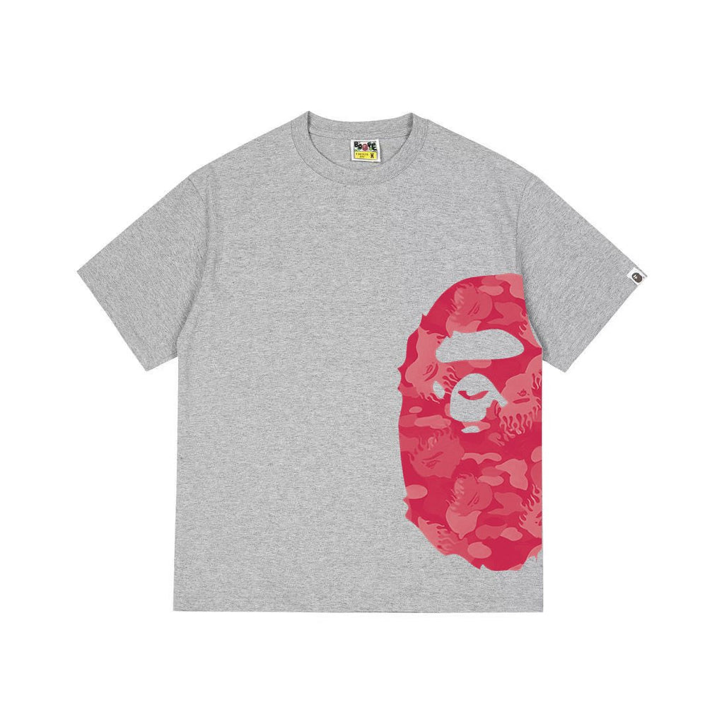 BAPE Pink Ape Face Side Graphic T-Shirt ¡ª hero