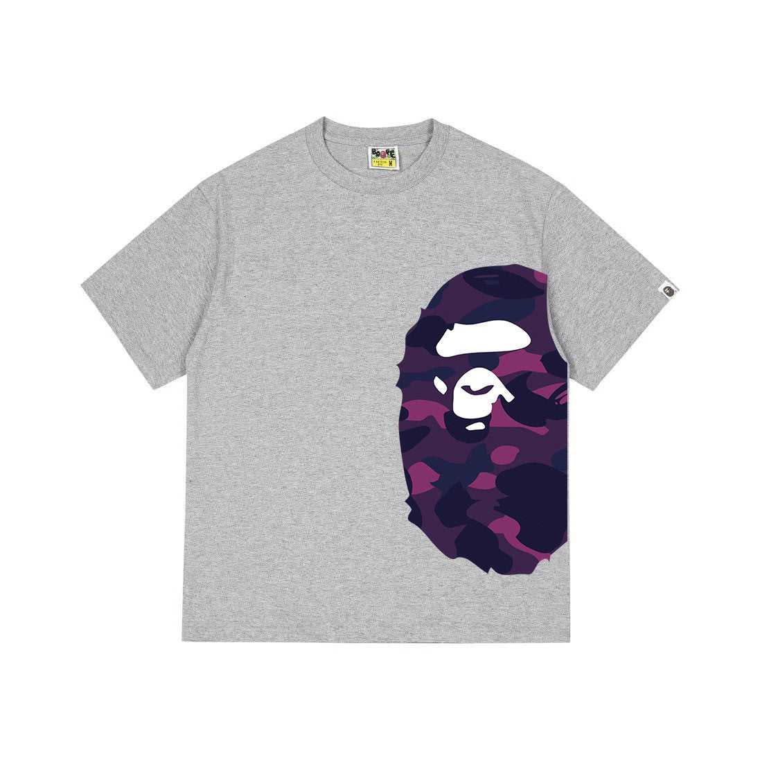 BAPE Purple Camo Side Graphic T-Shirt ¡ª front