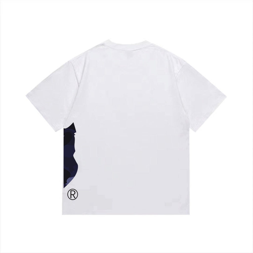 BAPE Blue Camo Ape-Head Graphic T-Shirt ¡ª back