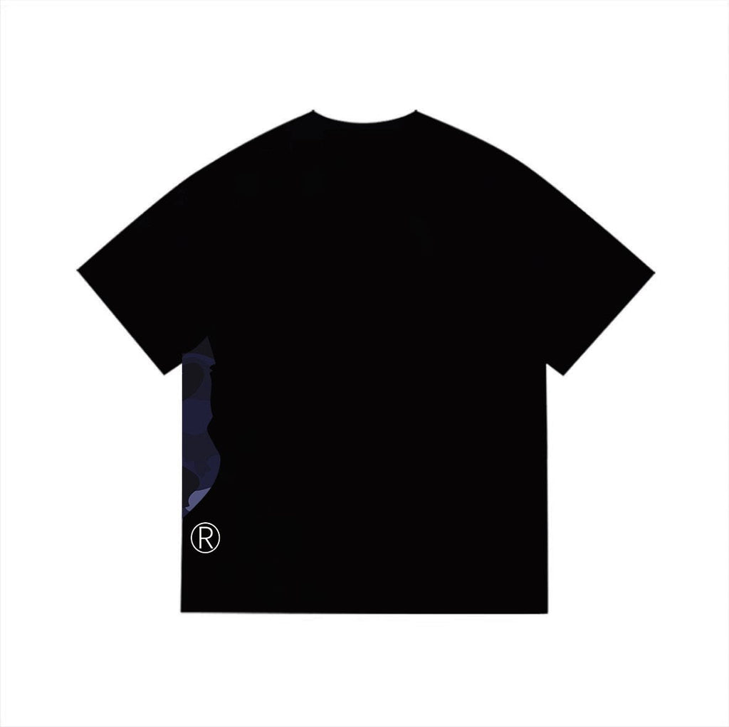 BAPE Blue Camo Side Graphic T-Shirt ¡ª back