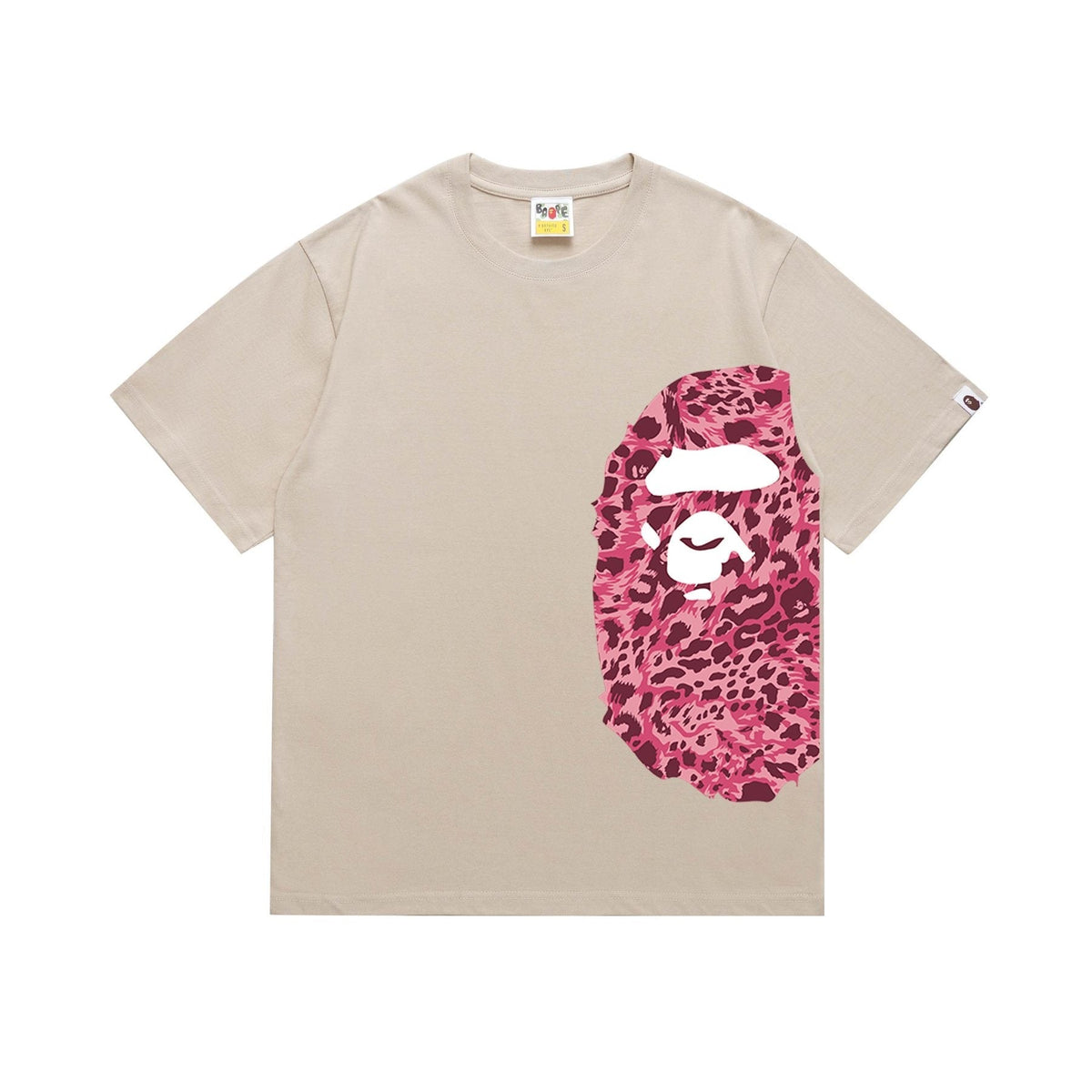 BAPE Pink Camo Ape Head Graphic T-Shirt ¡ª front