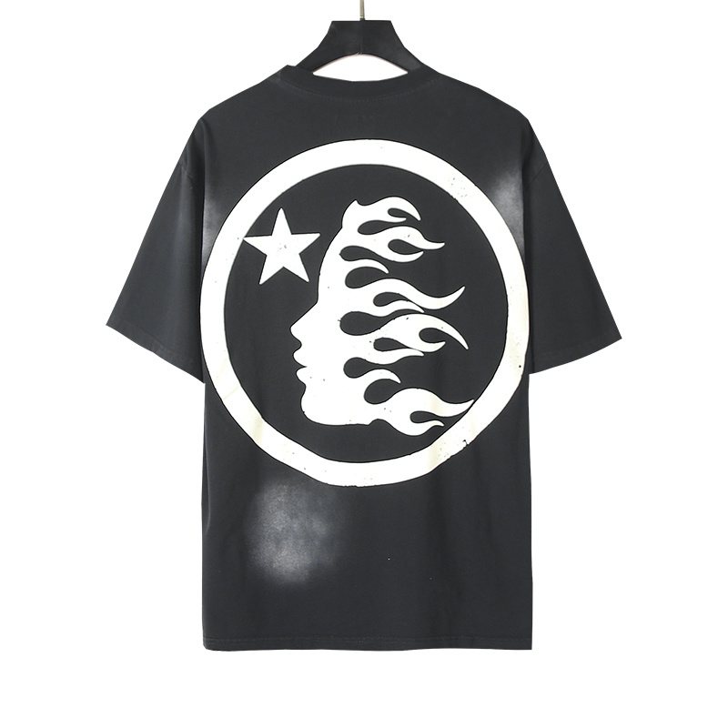 HEILSTAR Flame and Star Graphic T-Shirt ¡ª back