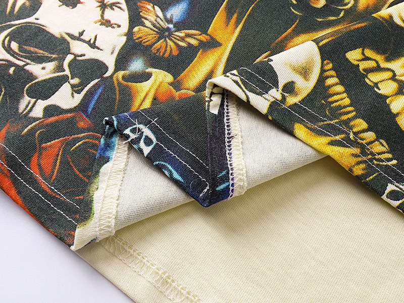 Godspeed Skull & Roses Graphic T-Shirt ¡ª detail
