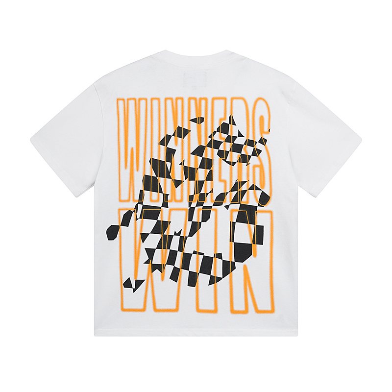 Godspeed Astronaut Skull Racing Graphic T-Shirt ¡ª back