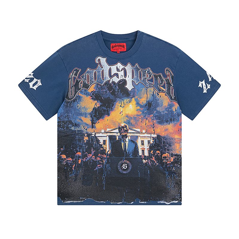 Godspeed Washed Rock Graphic T-Shirt ¡ª hero