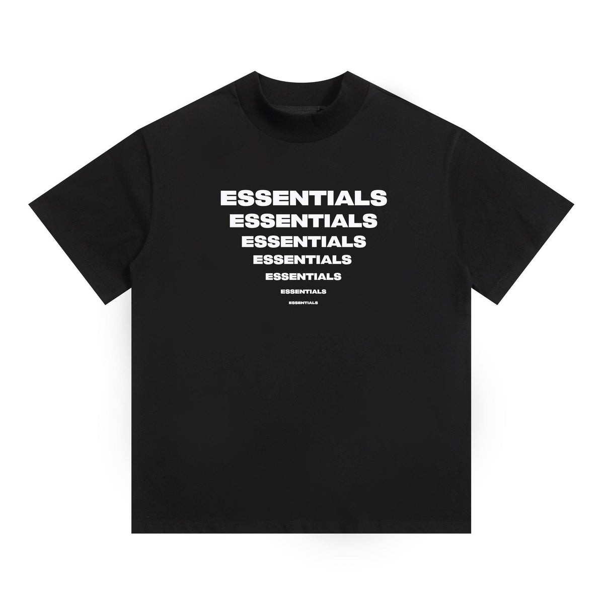 ESSENTIALS Repeated Graphic Short-Sleeve T-Shirt ¡ª front