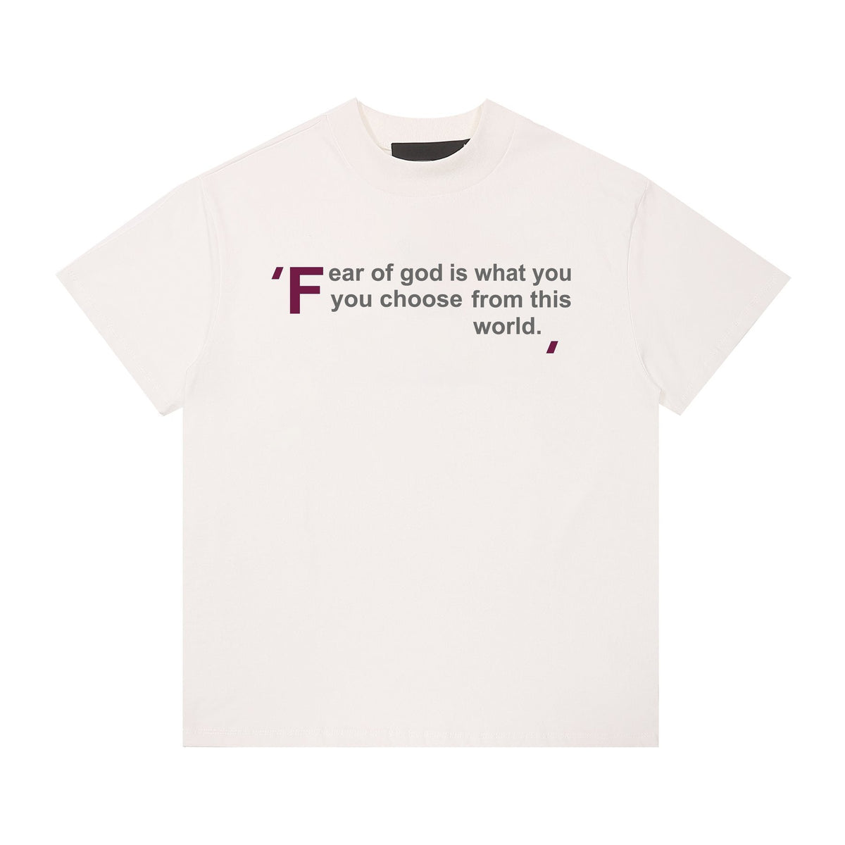 ESSENTIALS Text Graphic Short-Sleeve T-Shirt ¡ª front