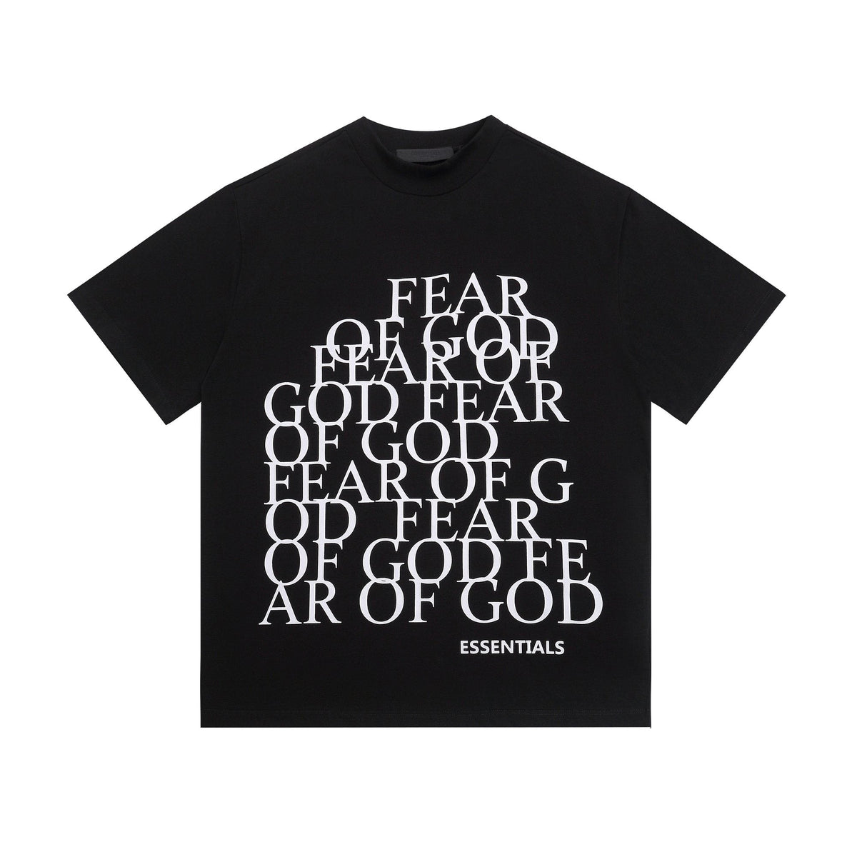 ESSENTIALS Stacked Text Graphic T-Shirt ¡ª hero