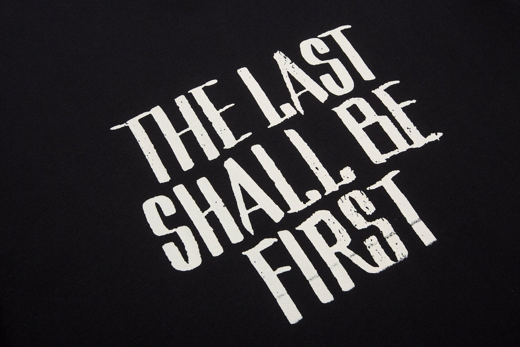 ESSENTIALS The Last Shall Be First Portrait Back T-Shirt ¡ª detail