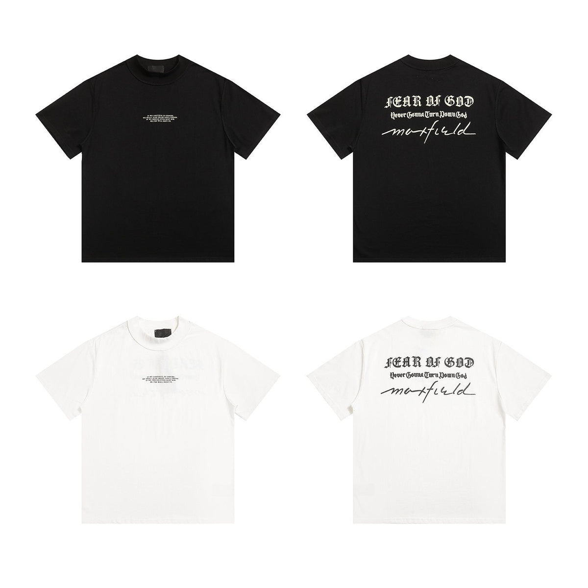 FEAR OF GOD Maxfield Back Graphic T-Shirt ¡ª comparison