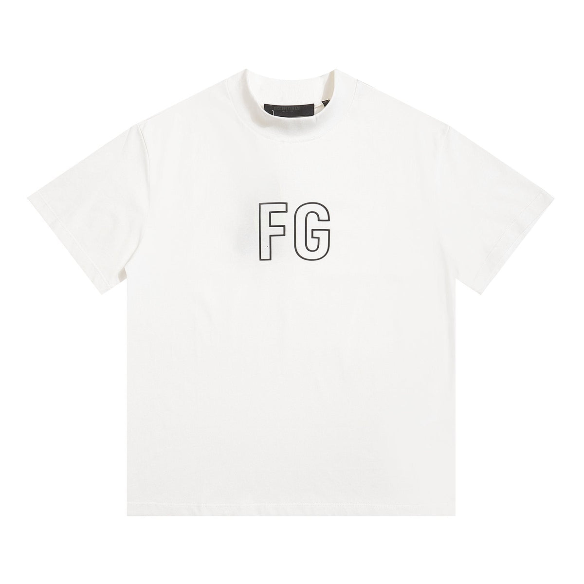 Fear of God Essentials Cutout Front Graphic T-Shirt ¡ª front