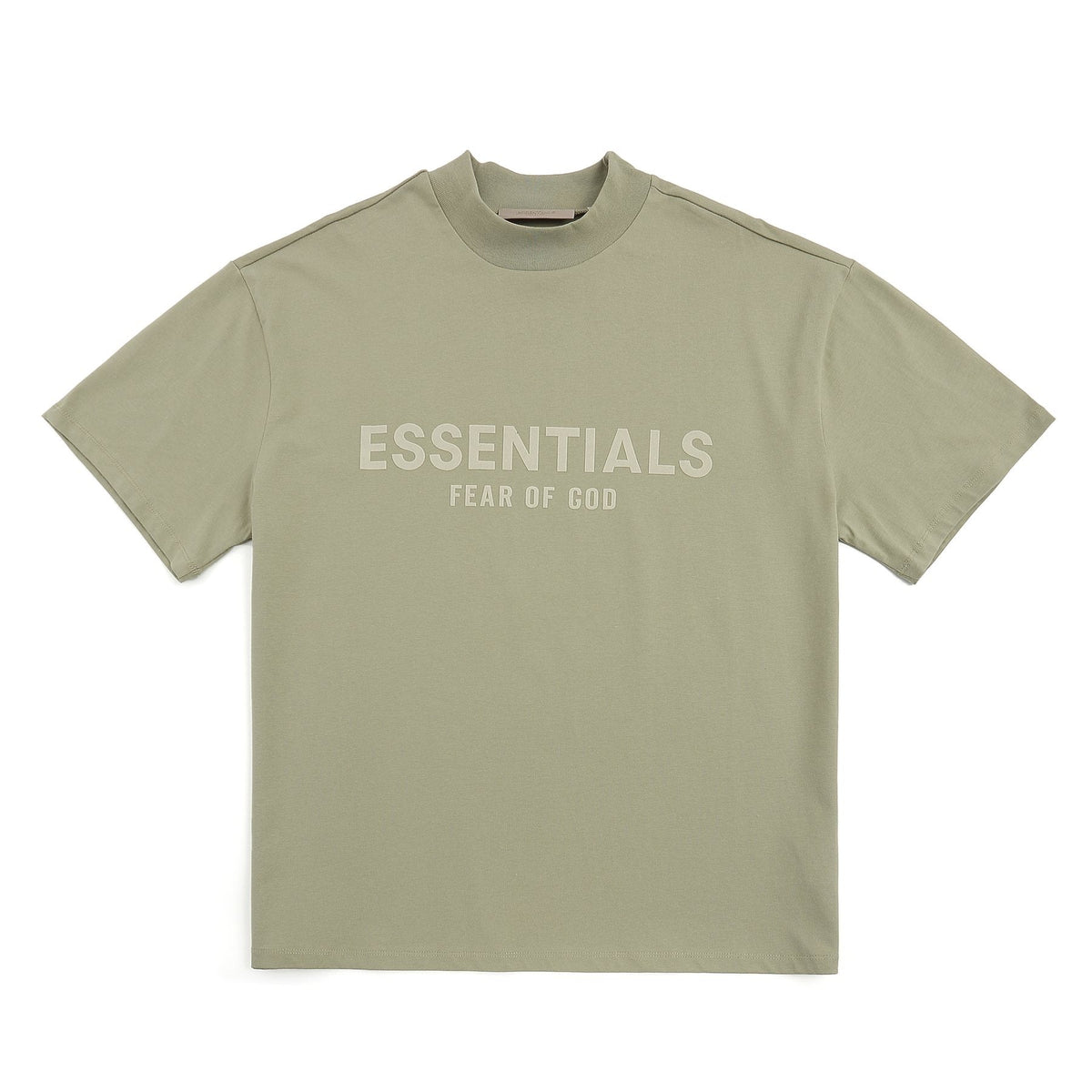 ESSENTIALS Flocked Logo Short-Sleeve T-Shirt ¡ª front