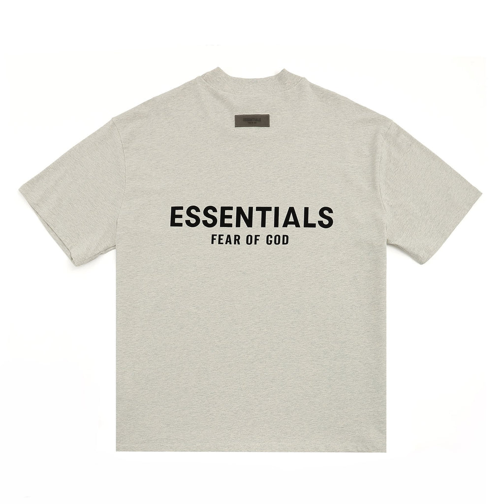 ESSENTIALS Flocked Logo Graphic T-Shirt ¡ª back