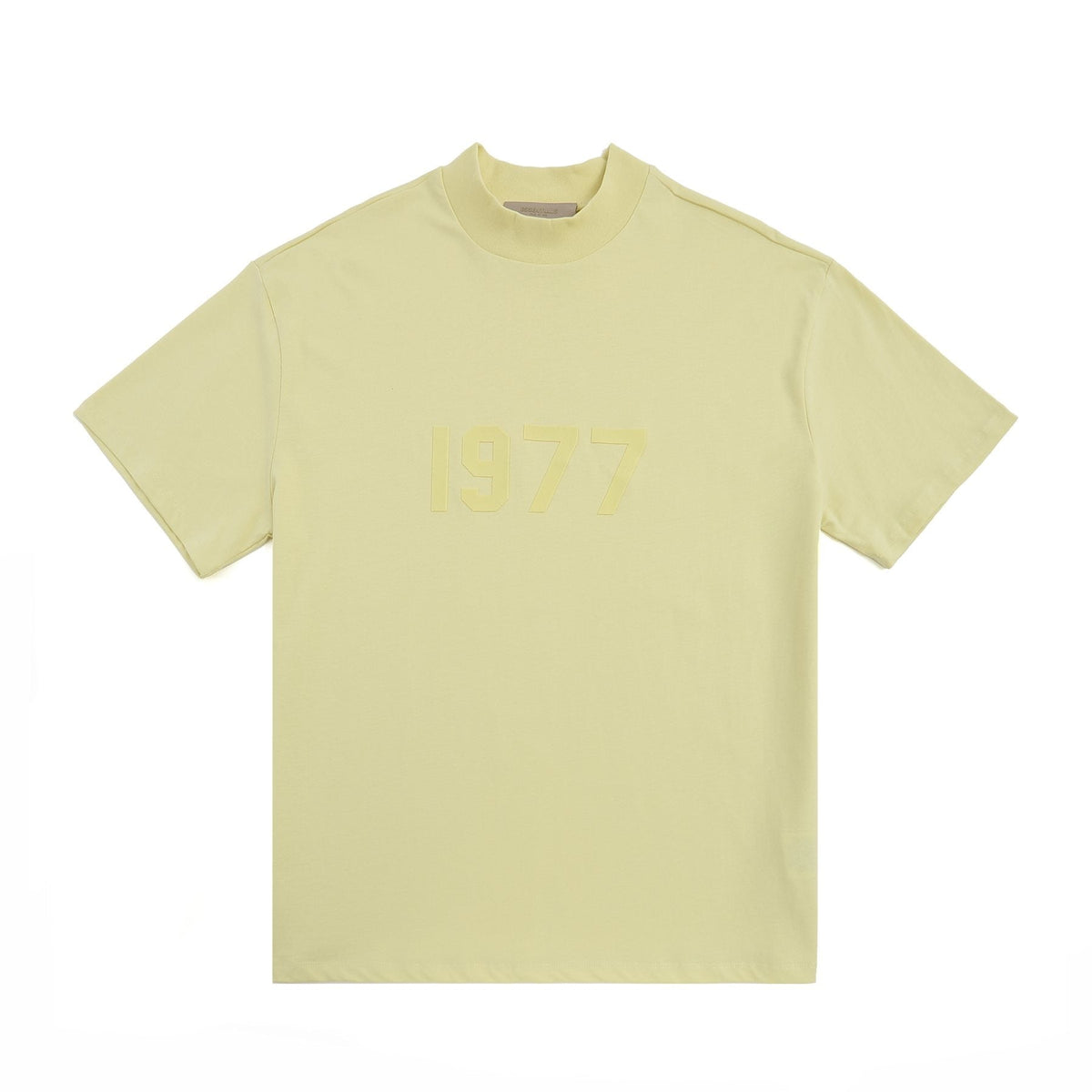 ESSENTIALS 1977 Tonal Wordmark Mock-Neck T-Shirt ¡ª front