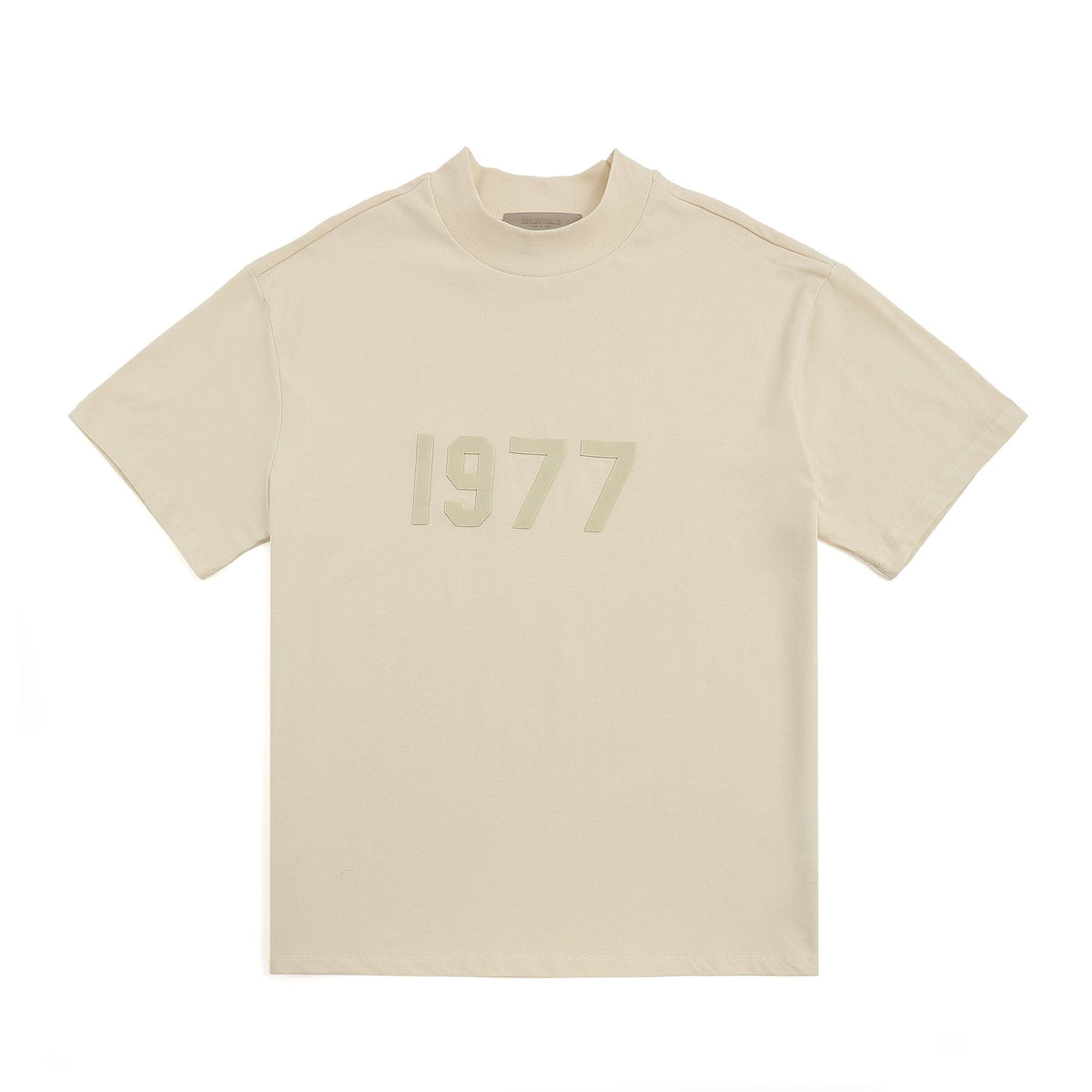 ESSENTIALS 1977 Tonal Wordmark Mock-Neck T-Shirt ¡ª front