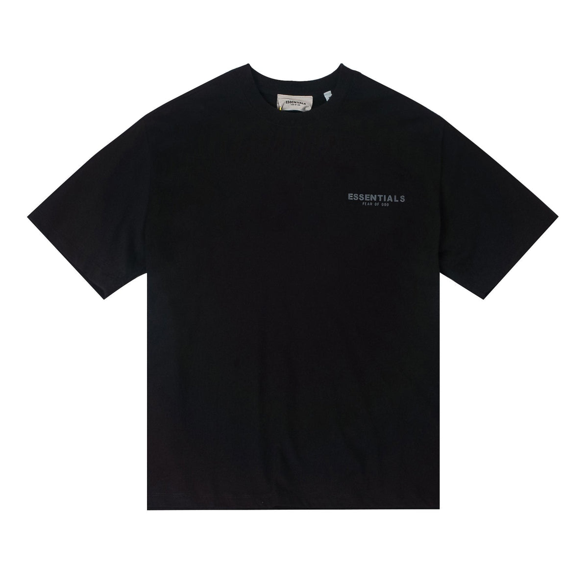 ESSENTIALS Reflective Chest Logo Short-Sleeve T-Shirt ¡ª front