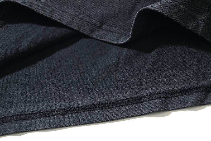 VALE USA Dreams Graphic Washed Black T-Shirt ¡ª detail