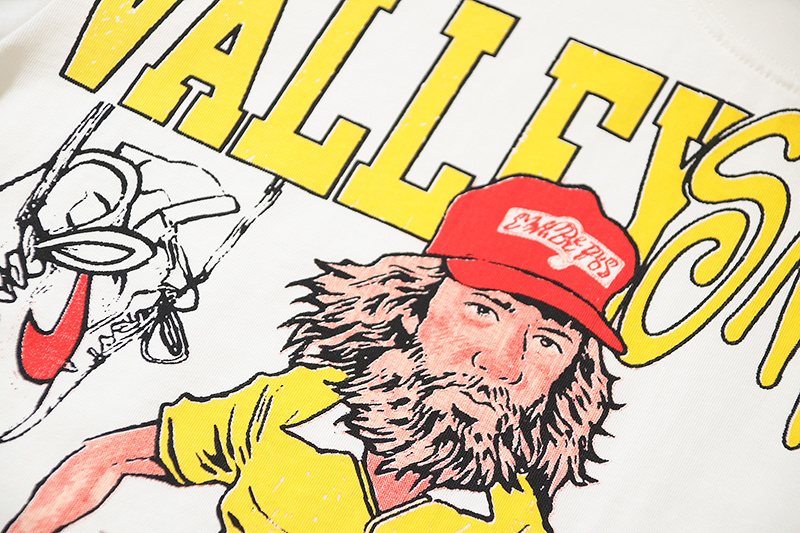 VALE USA Washed Front Graphic Short-Sleeve T-Shirt ¡ª detail