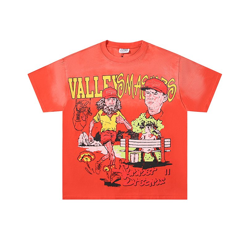 VALE USA Washed Red Graphic T-Shirt ¡ª hero