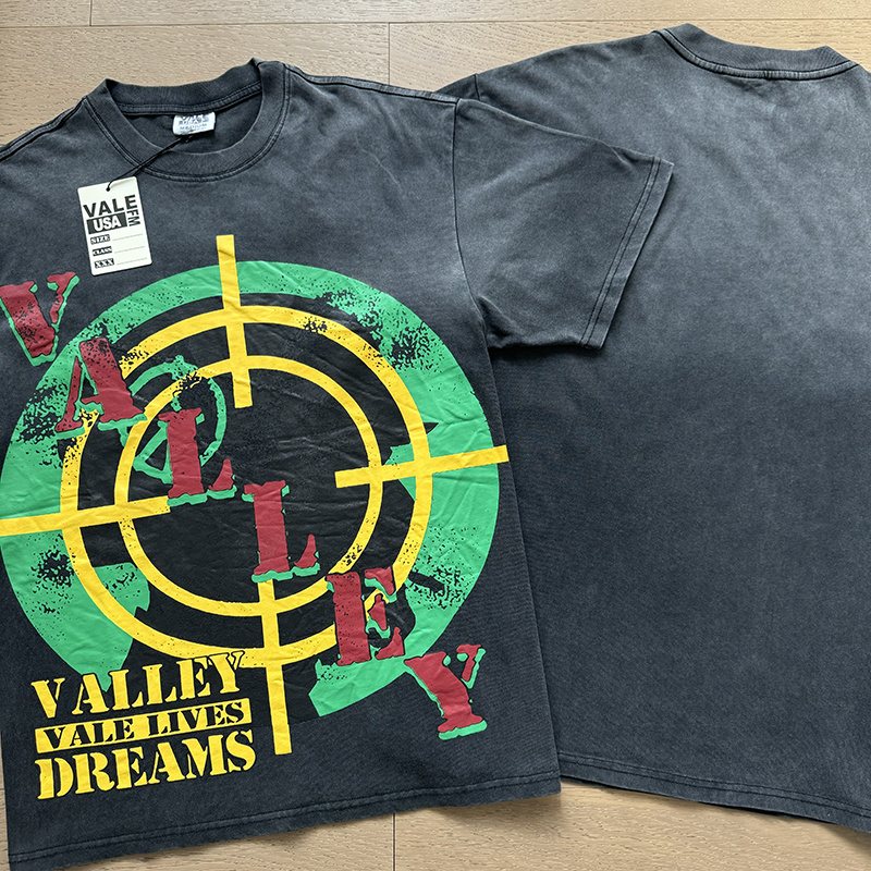 VALE USA Washed Lives Dreams Graphic T-Shirt ¡ª context