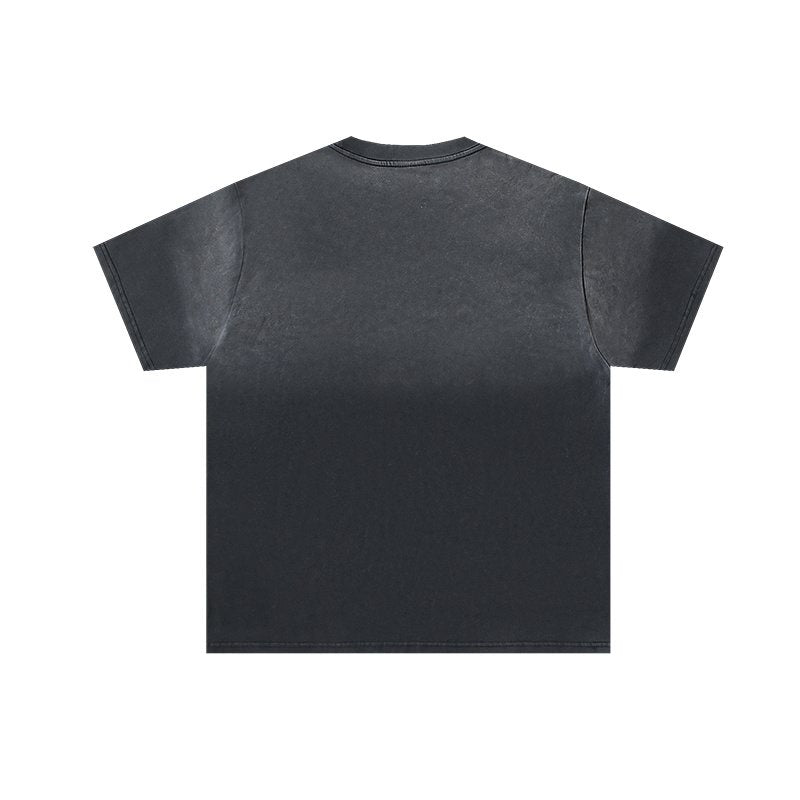 VALE USA Motorcycle Graphic Washed T-Shirt ¡ª back