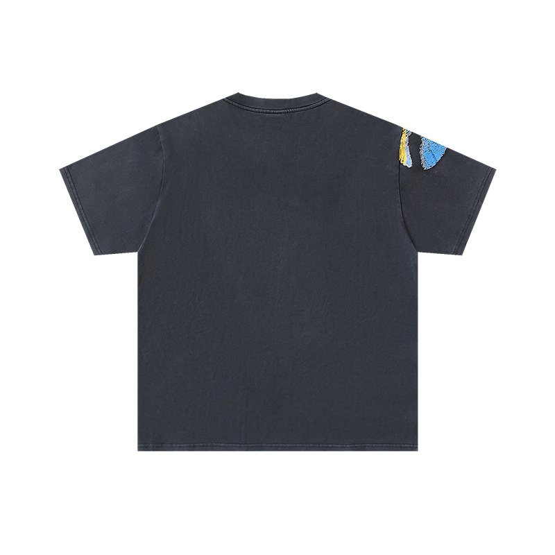 VALE USA Washed Black Graphic T-Shirt ¡ª back