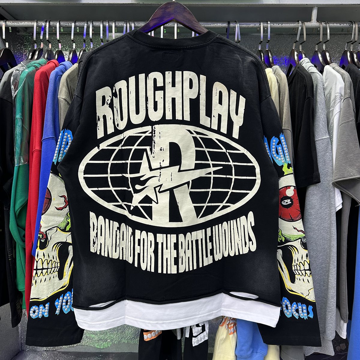 Rough Play Rock Graphic Long-Sleeve T-Shirt ¡ª context