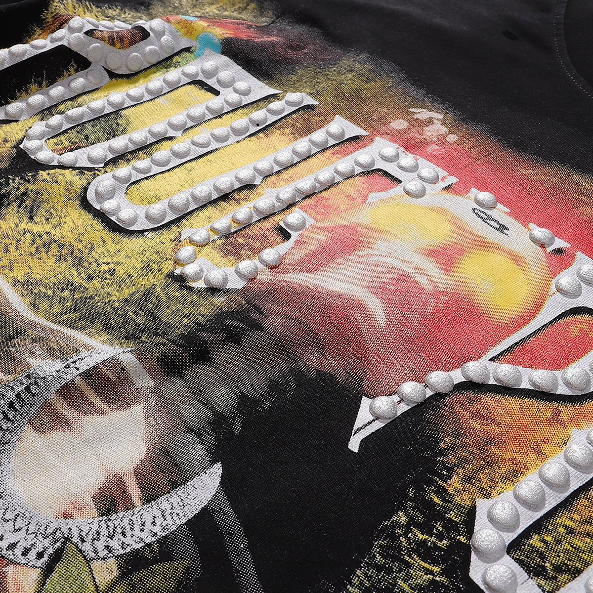 Rough Play Skull & Roses Long-Sleeve T-Shirt ¡ª detail