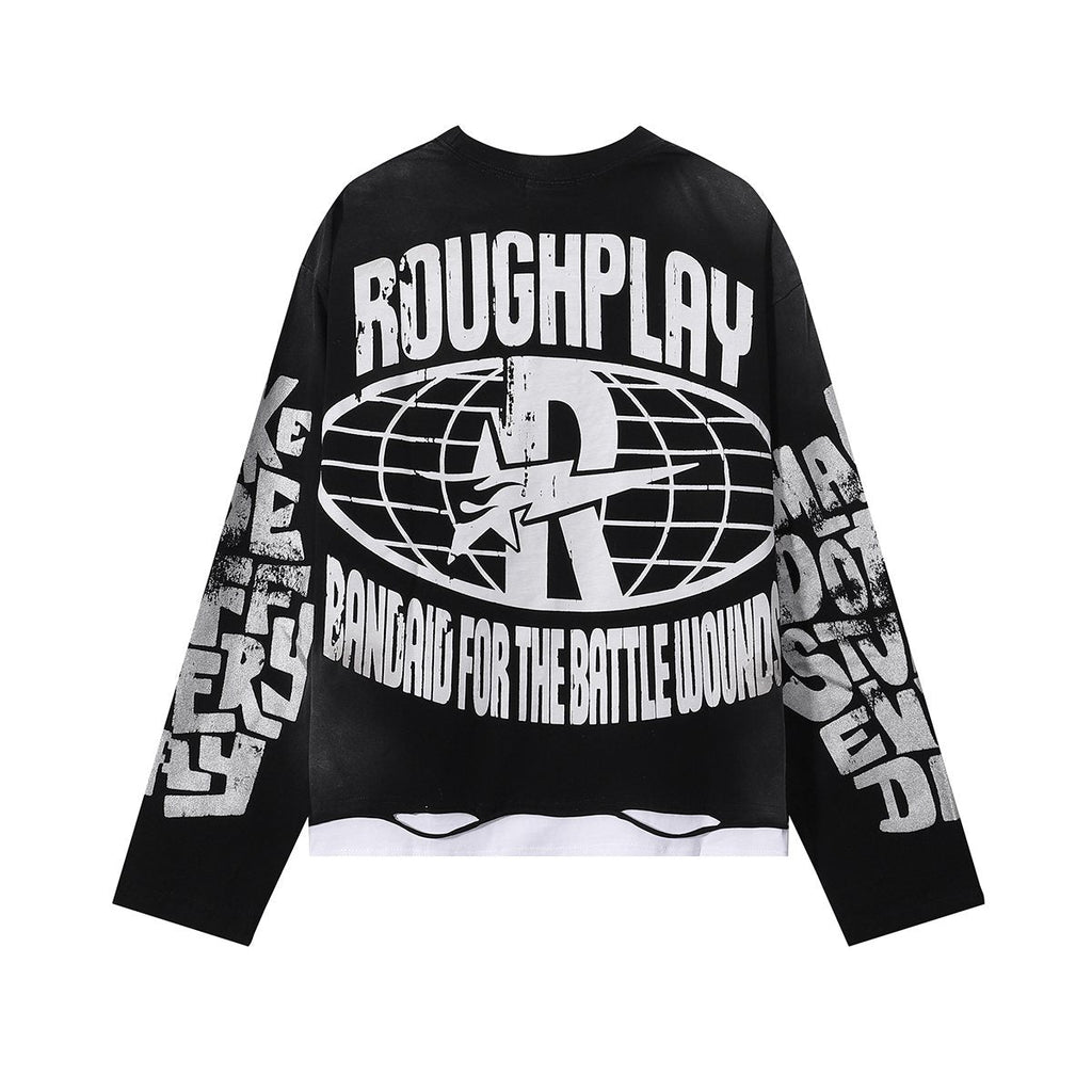 Rough Play Moon Walker Graphic Long-Sleeve T-Shirt ¡ª back