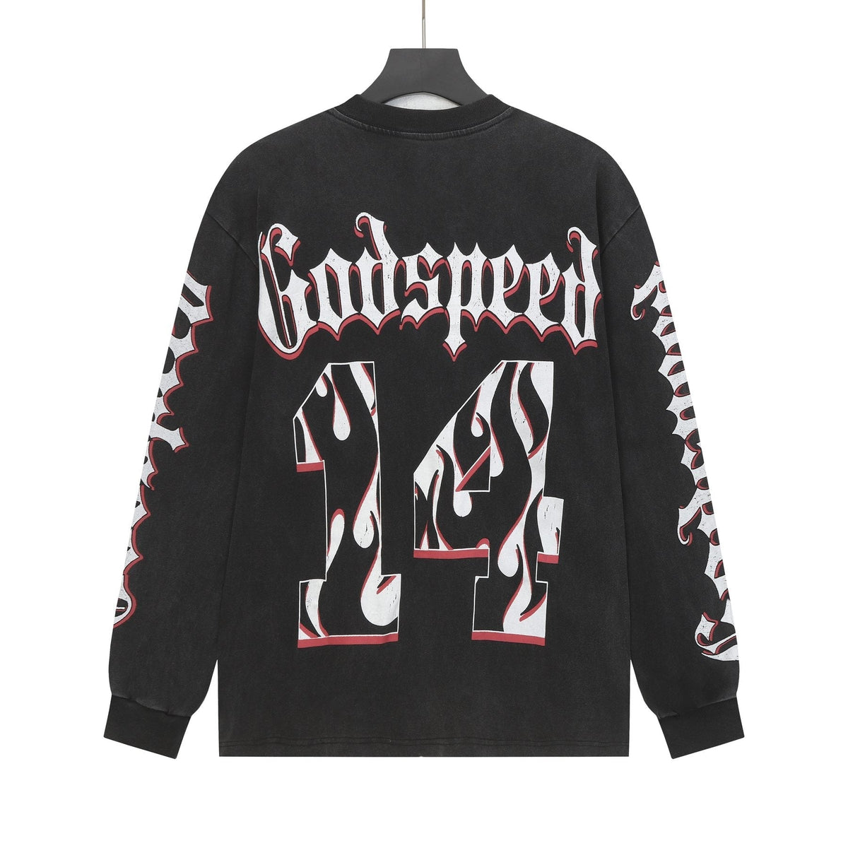 Godspeed Baseball Graphic Long-Sleeve T-Shirt ¡ª back