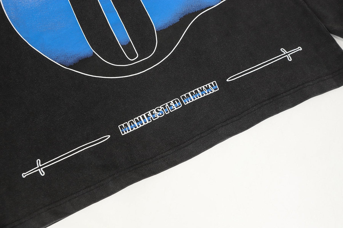 Godspeed Biker City Graphic Long-Sleeve T-Shirt ¡ª detail