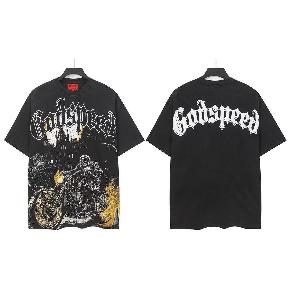 Godspeed Motorcycle Graphic T-Shirt ¡ª front