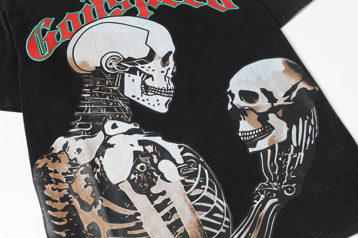 Godspeed Skeleton Graphic Short-Sleeve T-Shirt ¡ª detail