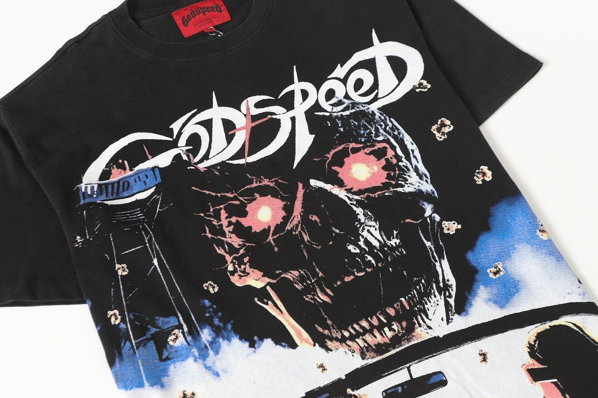 Godspeed Washed Rock Graphic T-Shirt ¡ª detail