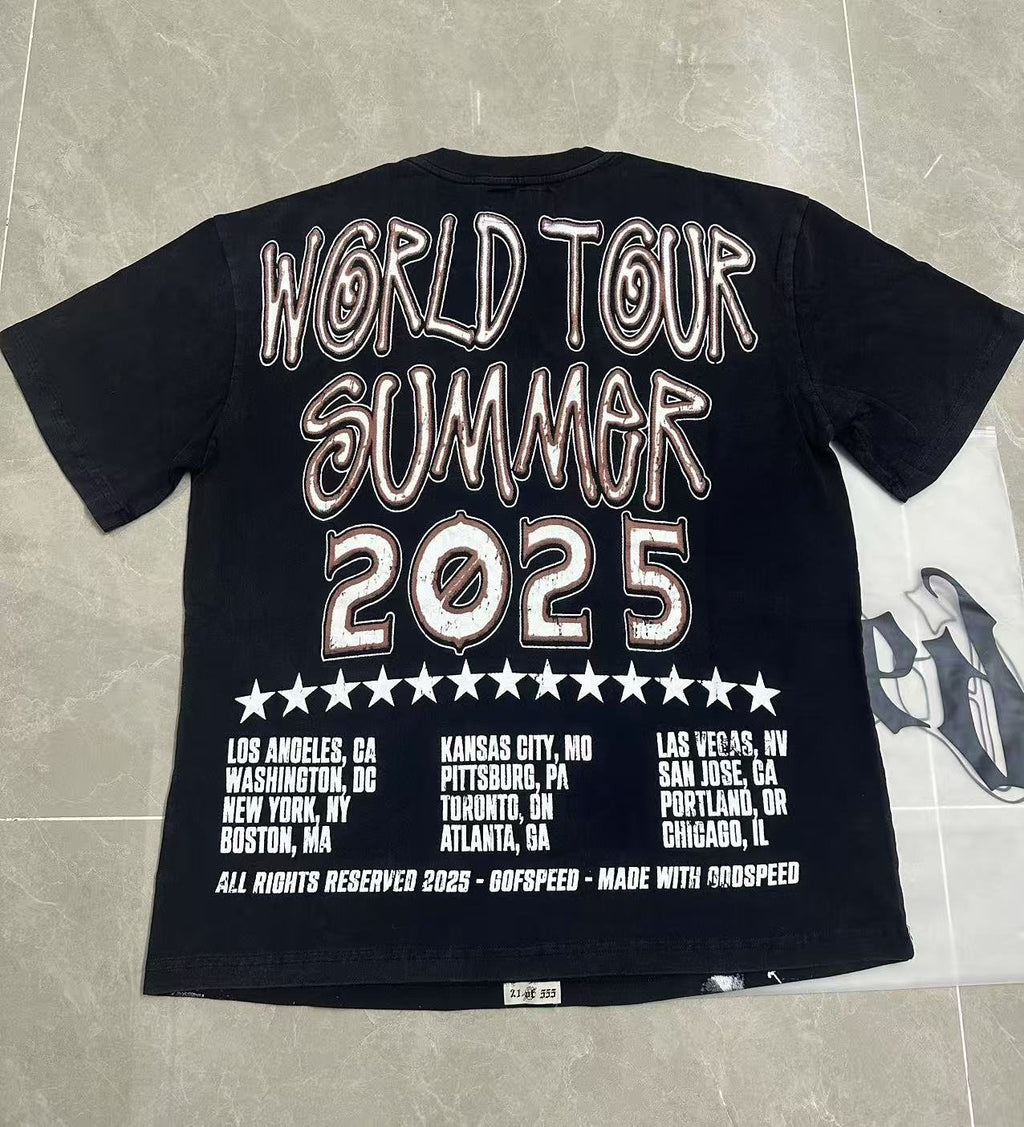 Godspeed World Tour Summer 2025 Graphic T-Shirt ¡ª back