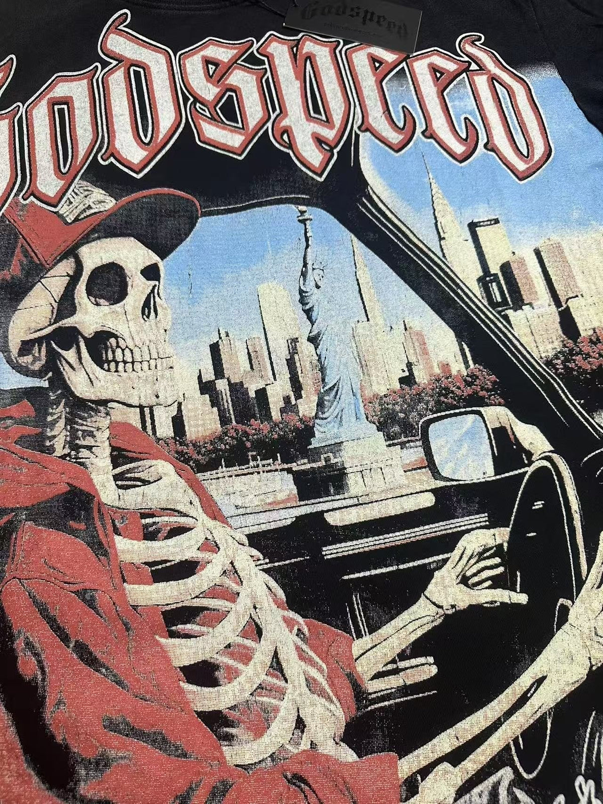 Godspeed World Tour Summer 2025 Graphic T-Shirt ¡ª detail