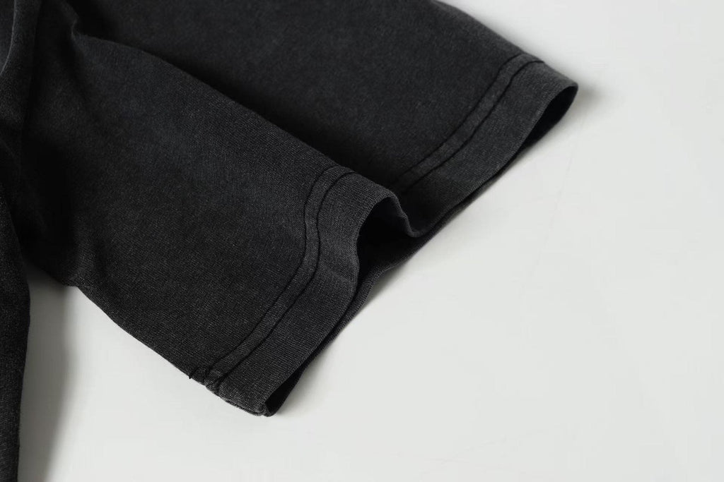 Godspeed Fortis Fortuna Washed Black Graphic T-Shirt ¡ª detail