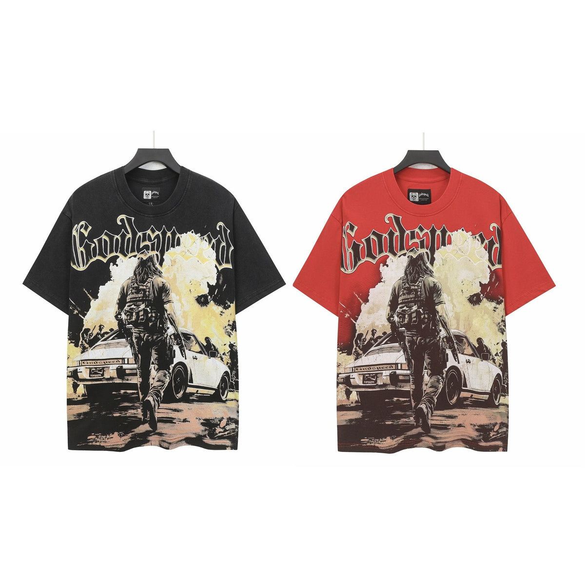 Godspeed Washed Rock Graphic T-Shirt ¡ª comparison