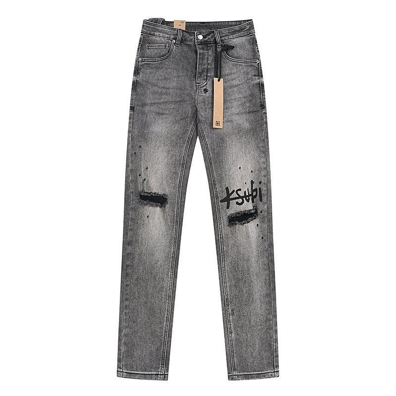 Ksubi Royalty Heroism Gray Wash Slim Jeans ¡ª hero