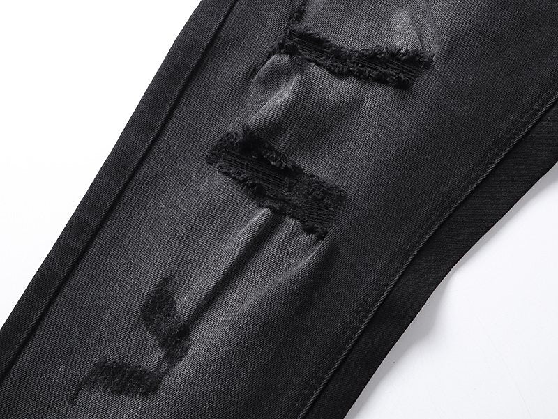Ksubi Black Washed Graphic Jeans ¡ª detail