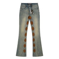 LOSTSHDWS Floral Applique Flare Jeans ¡ª hero