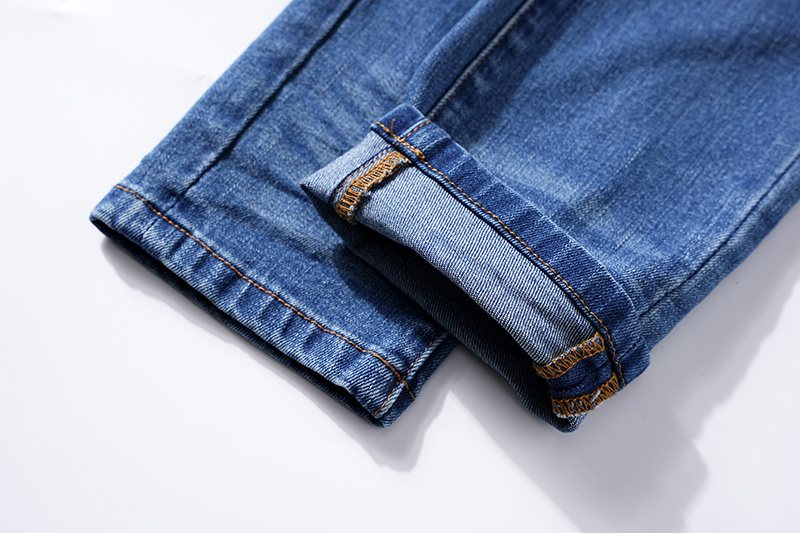 Purple Brand Blue Washed Denim Jeans ¡ª detail