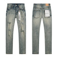 Purple Brand Light Blue Distressed Paint Splatter Jeans ¡ª hero