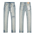 Purple Brand Light Blue Distressed Paint Splatter Jeans ¡ª hero
