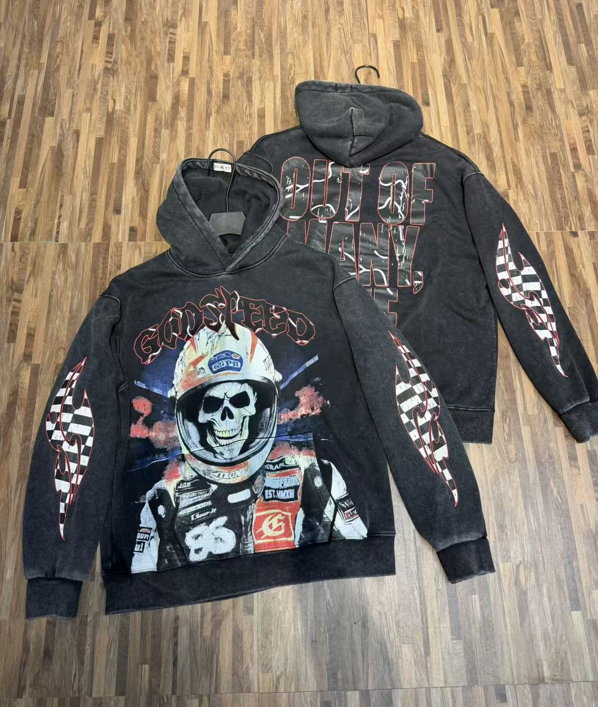 Godspeed Washed Rock Graphic Hoodie ¡ª context