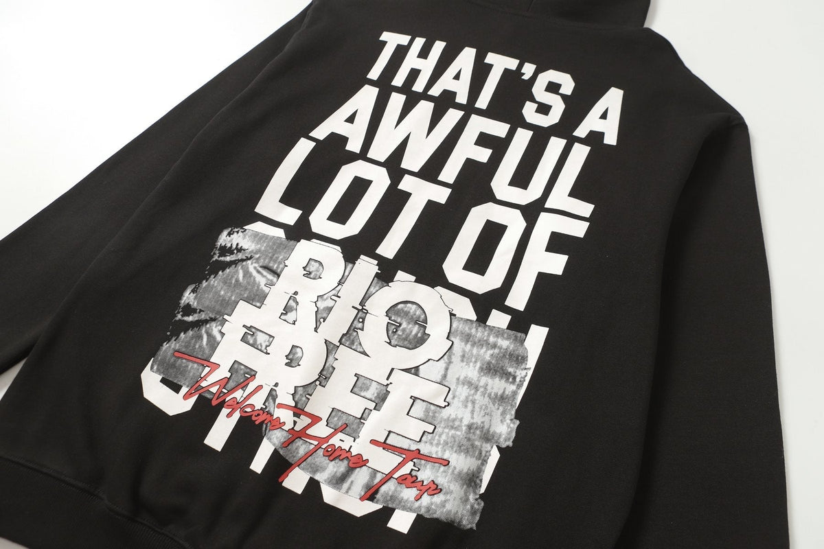 THAT'S A AWFUL LOT OF COUGH SYRUP Tomorrow Star Graphic Hoodie ¡ª detail