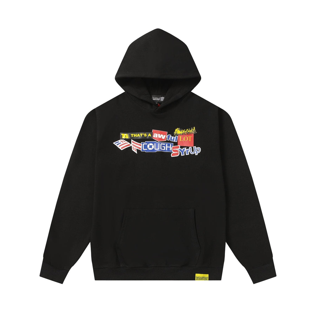 THAT'S A AWFUL LOT OF COUGH SYRUP Star Graphic Hoodie ¡ª front