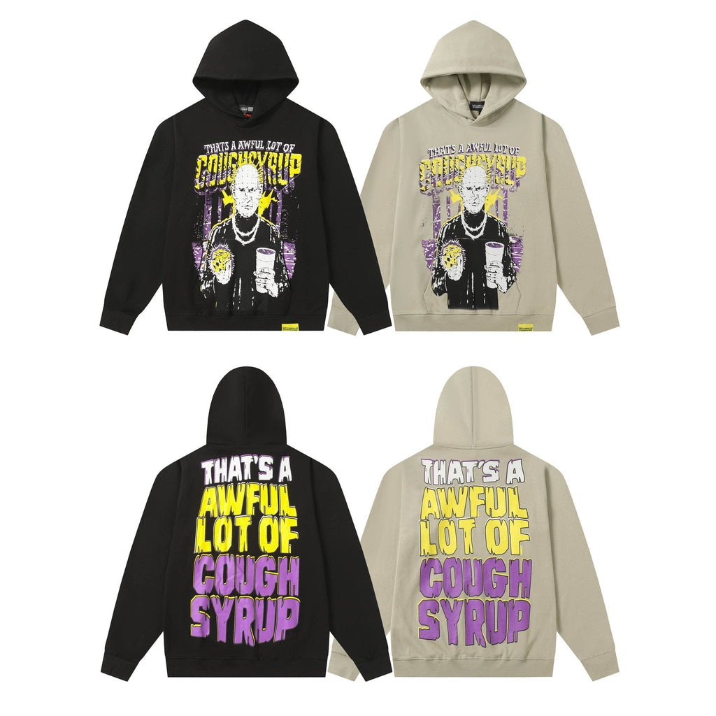 THAT'S A AWFUL LOT OF COUGH SYRUP Star Graphic Hoodie ¡ª comparison