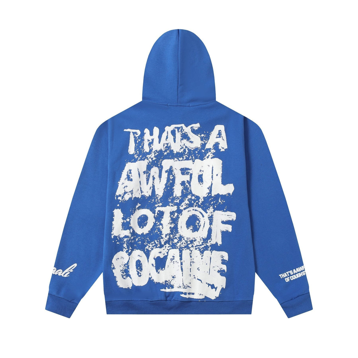 THAT'S A AWFUL LOT OF COUGH SYRUP Star Graphic Pullover Hoodie ¡ª back